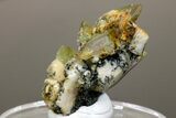 Green Titanite (Sphene), Feldspar and Muscovite - Pakistan #175082-2